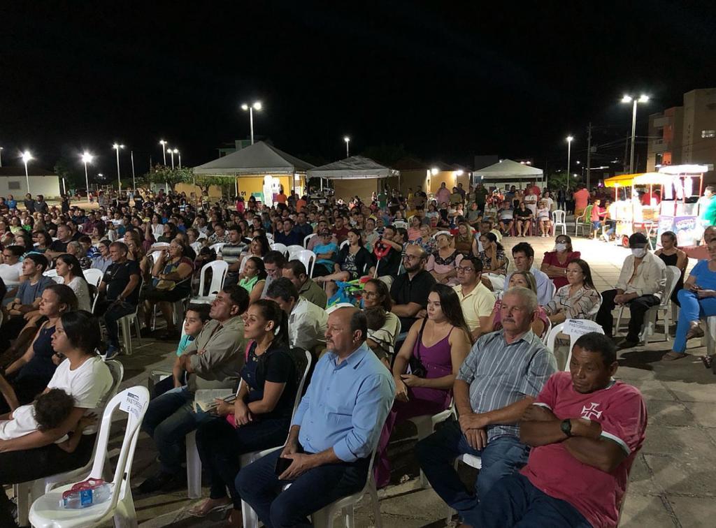 Vereadores participam do culto pelo Dia do Evangélico em Florânia. 