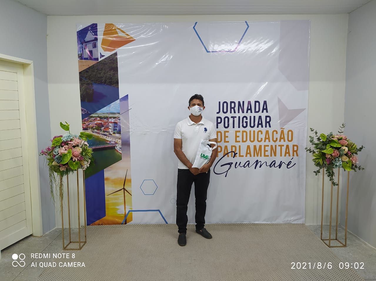 Presidente da Câmara de Florânia participou da Jornada de Educação Parlamentar.