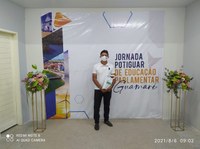 Presidente da Câmara de Florânia participou da Jornada de Educação Parlamentar.