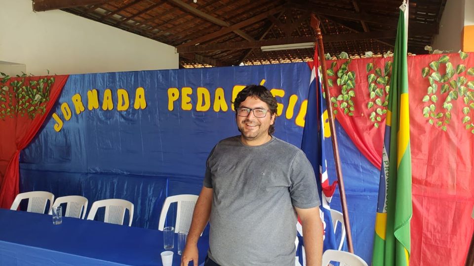 Presidente da Câmara de Vereadores de Florânia, participou da abertura da Jornada Pedagógica.